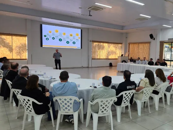 Copagril sedia reunião da Diretoria da Acimacar e apresenta panorama institucional da cooperativa