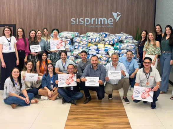 Uniodonto Londrina e Sisprime Brasil arrecadam 12.714 fraldas para o Hospital do Câncer de Londrina