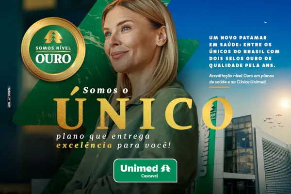 Unimed Cascavel chega ao topo da excelência em saúde: um novo patamar com dois selos Ouro da ANS