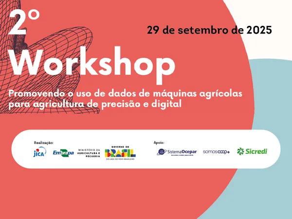 Workshop “Promovendo o uso de dados de máquinas agrícolas para agricultura de precisão e digital” será dia 29 de setembro, em Palotina 