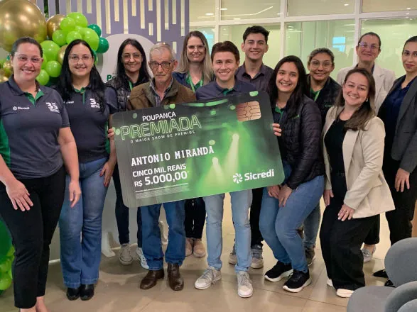 Sicredi Fronteiras já distribuiu mais de R$ 50 mil em prêmios da Poupança Premiada 