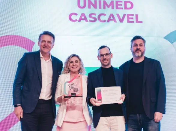 Unimed Cascavel vence pela 3ª vez seguida o Prêmio Empresa Inovadora