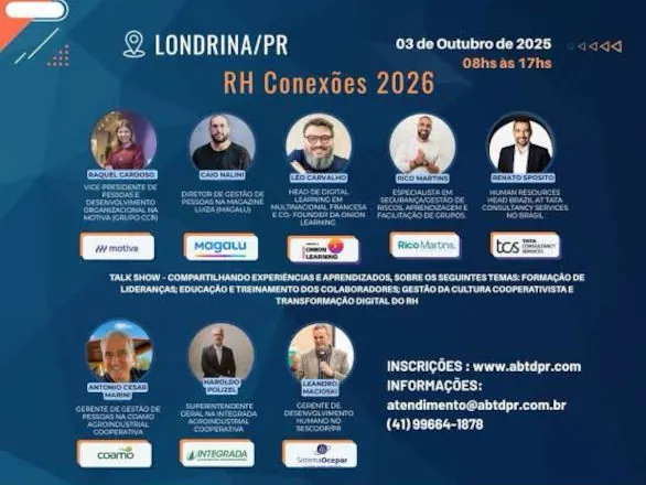 Evento da ABTDPR terá participação de representantes do cooperativismo, em Londrina