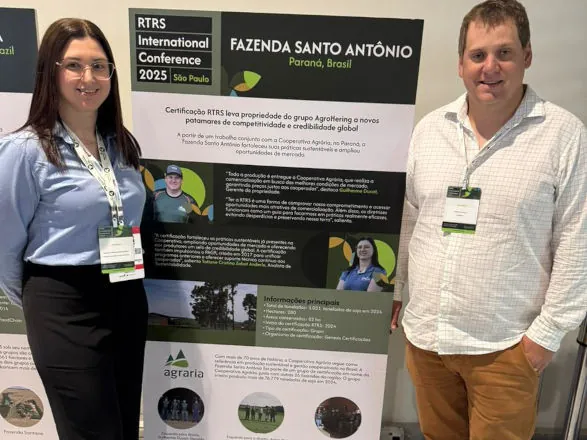 Presença em convenção da RTRS reforça compromisso da Agrária com sustentabilidade