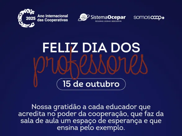Sistema Ocepar homenageia professores que ajudam a difundir o cooperativismo