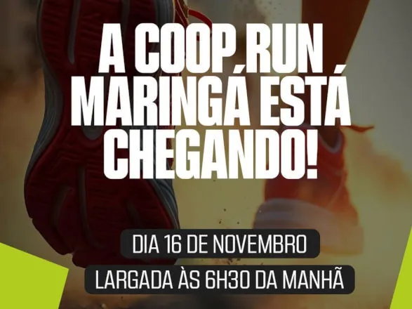 Corrida e caminhada vão celebrar princípios do cooperativismo em Maringá