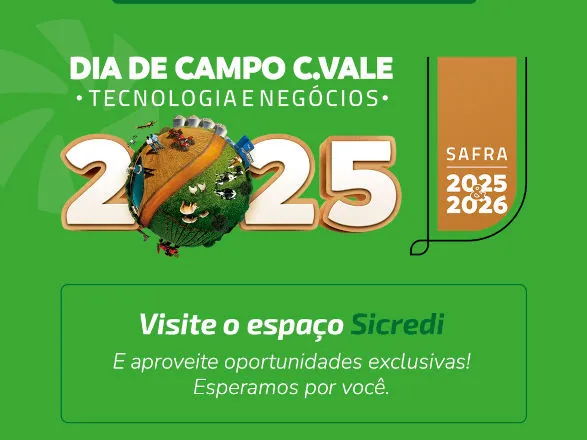 Sicredi marca presença no Dia de Campo da C.Vale em Palotina (PR)