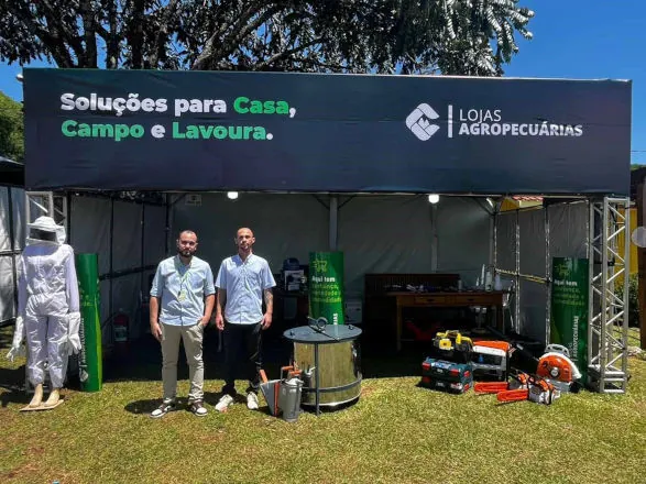 Capal marca presença na Expomel e expõe variedade de produtos da Loja Agropecuária