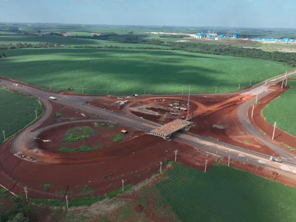 Execução de contorno viário de Palotina sobe para 86%
