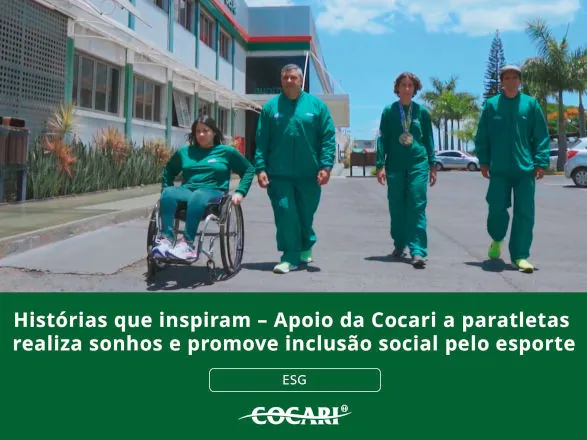 Apoio da Cocari a paratletas realiza sonhos e promove inclusão social pelo esporte