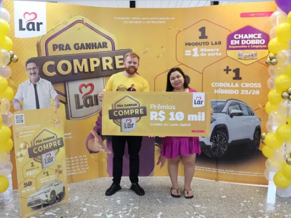 Campanha "Pra Ganhar Compre Lar 3ª Edição" distribui premiações em todo o Brasil