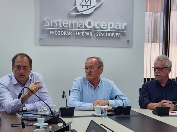 Sistema Ocepar recebe representantes do Mapa e do Banco do Brasil