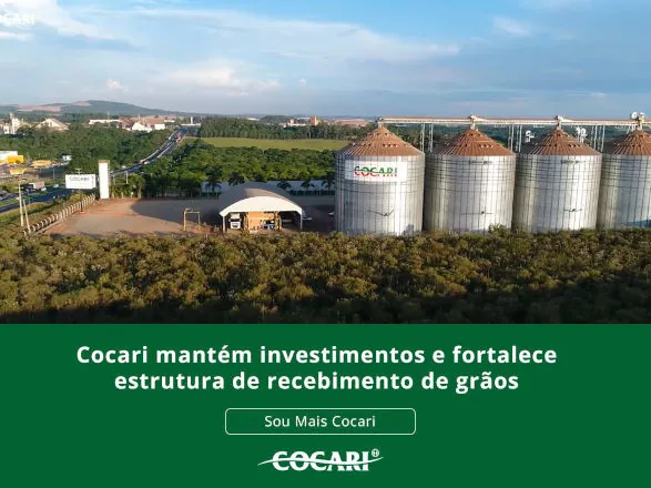 Cocari mantém investimentos e fortalece estrutura de recebimento de grãos 