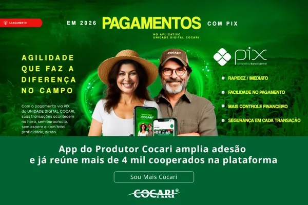 App do Produtor Cocari amplia adesão e já reúne mais de 4 mil cooperados na plataforma