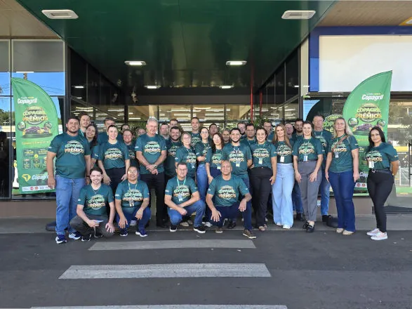 Café Clube Copagril mobiliza equipes e ganha as ruas com carreata de prêmios em Marechal Cândido Rondon