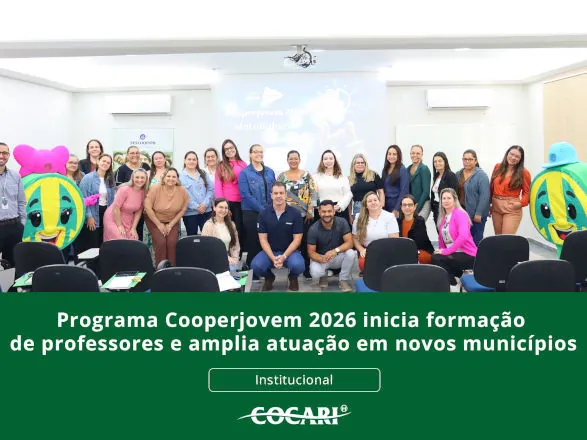 Cooperjovem 2026 inicia formação de professores e amplia atuação em novos municípios