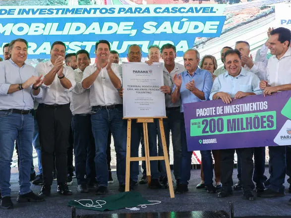 Governador autoriza R$ 80,7 milhões para pavimentação em concreto do terminal da Ferroeste