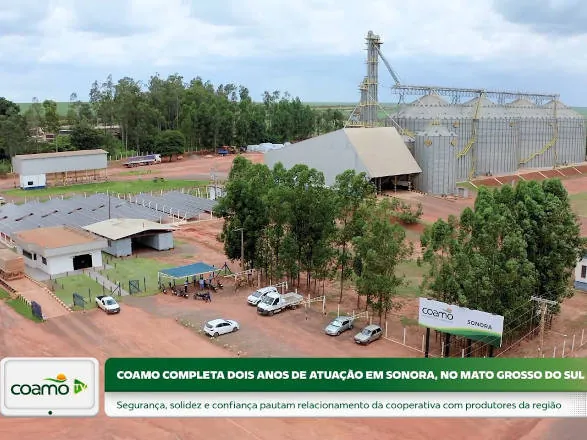 Coamo TV: Cooperativa completa dois anos de atuação em Sonora (MS)