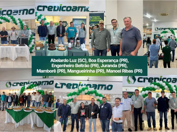 Sete agências da Credicoamo completam 28 anos 