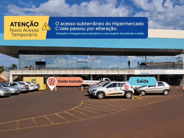 Restaurante do hipermercado C.Vale passa por reforma