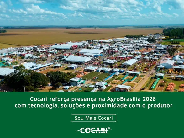 Cocari reforça presença na AgroBrasília 2026 com tecnologia, soluções e proximidade com o produtor