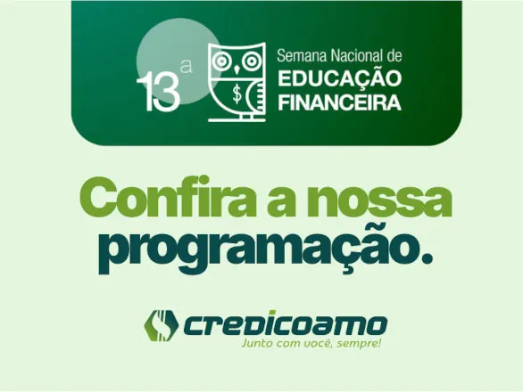 Credicoamo com programação exclusiva na Semana Nacional de Educação Financeira 