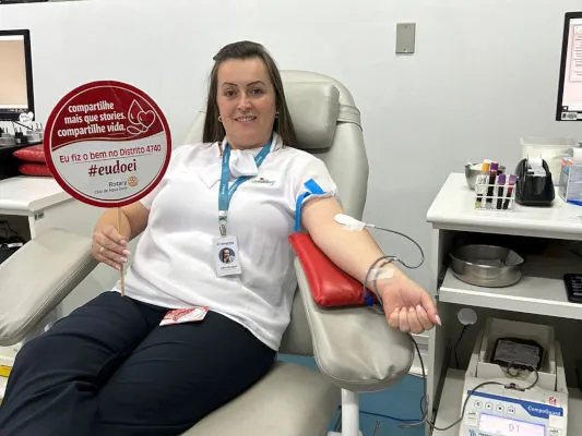 Uniprime promove doação de sangue em Água Doce (SC)