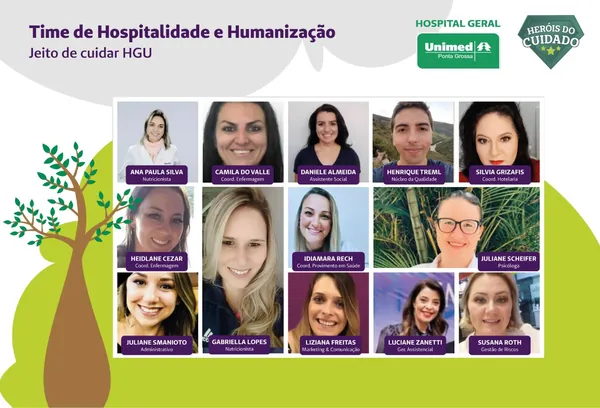 UNIMED PONTA GROSSA: HGU formaliza instituição do time Jeito de Cuidar
