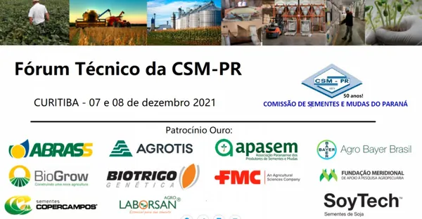 FÓRUM TÉCNICO: CSM Paraná 2021 será realizado em dezembro na cidade de Curitiba 