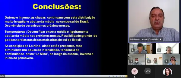 ENTREVISTA: Meteorologista Luiz Lazinski comenta os impactos do La Niña na safra paranaense