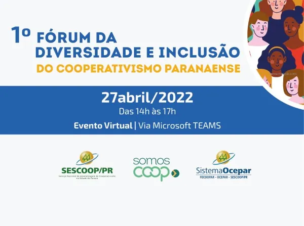 EVENTO: Diversidade e Inclusão estarão em debate no primeiro fórum sobre o tema que o Sistema Ocepar promove na quarta-feira