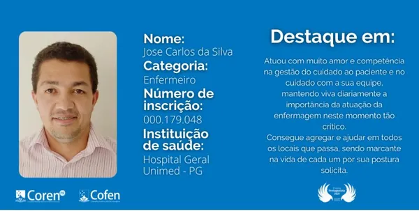 UNIMED PONTA GROSSA: Profissionais do HGU são destaques da enfermagem no Paraná