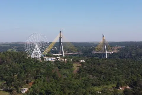 INFRAESTRUTURA: Governador vistoria Ponte da Integração; faltam 100 metros para conexão das duas margens