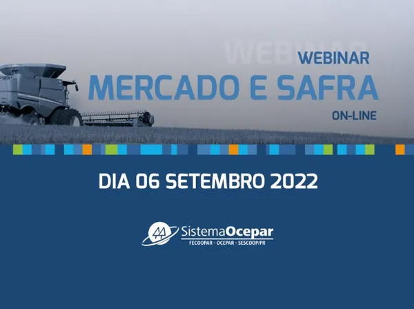 WEBINAR: André Pessôa apresenta os cenários para o mercado de grãos na safra 2022/23, no dia 6 de setembro