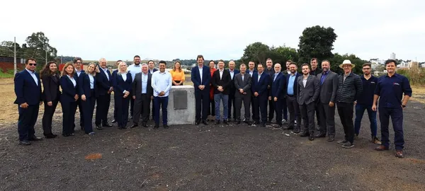 CRÉDITO: Sicredi Parque lança pedra fundamental e marca o início das obras da sede administrativa 