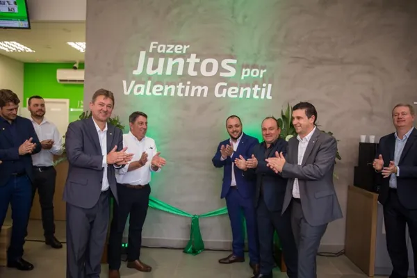 CRÉDITO: Sicredi Planalto das Águas PR/SP inaugura agência em Valentim Gentil