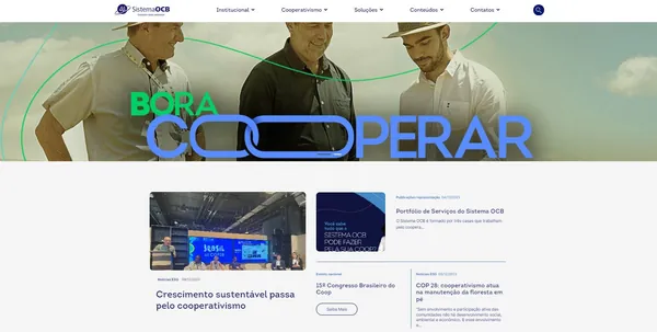 COMUNICAÇÃO: Sistema OCB lança novo portal