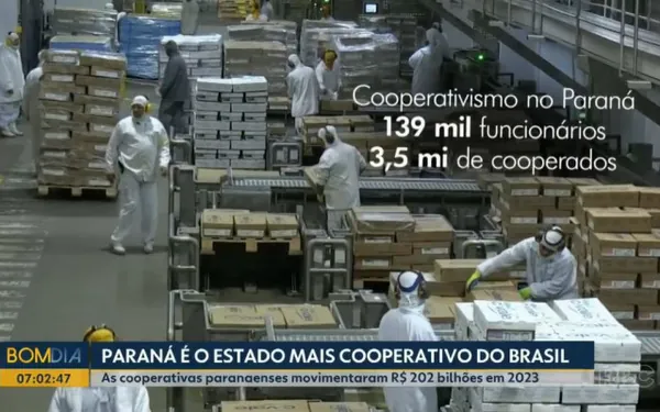 BOM DIA PR: RPC destaca Paran&aacute; como estado mais cooperativo do Brasil