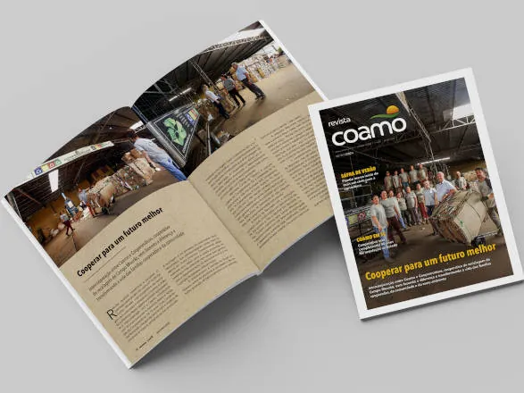 Revista Coamo destaca intercooperação entre Coamo e Cooperesíduos