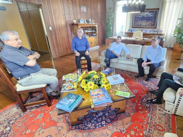 Em visita de diretores do Sicoob Centro, Dilvo cita o avanço do agro de Rondônia