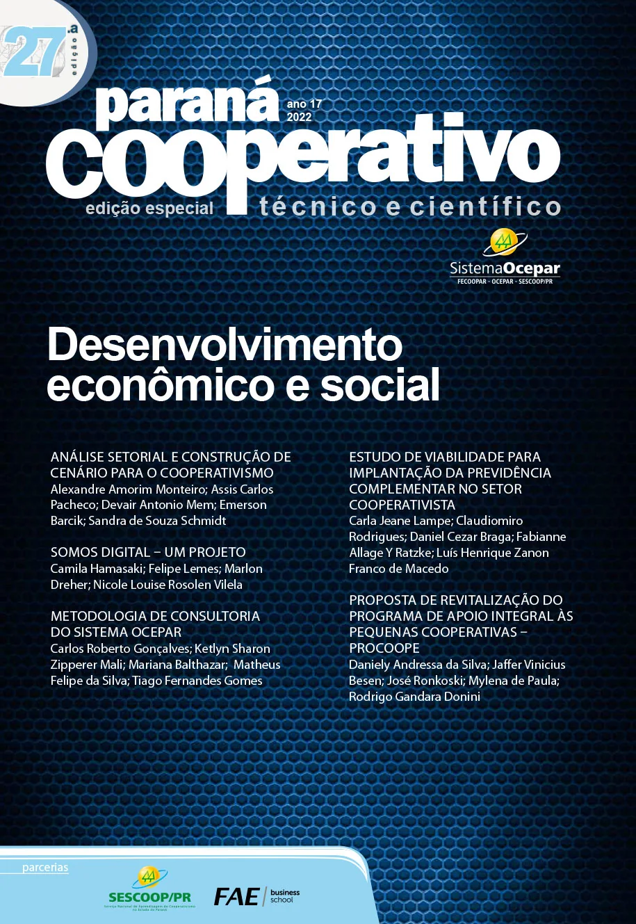 Revista T&eacute;cnico e Cient&iacute;fico Edi&ccedil;&atilde;o n&ordm; 27