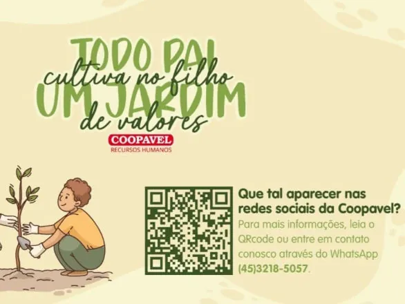Dia dos Pais: Campanha da Coopavel valoriza conselhos e fortalece vínculos