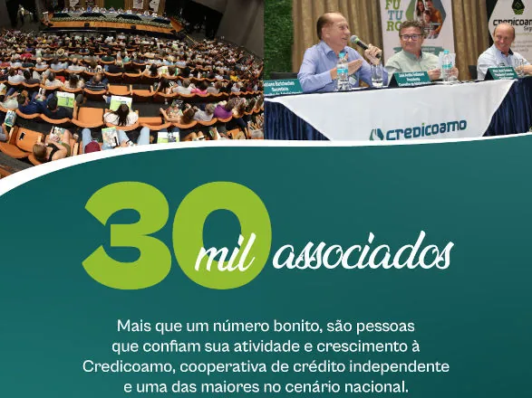Credicoamo chega a 30 mil associados