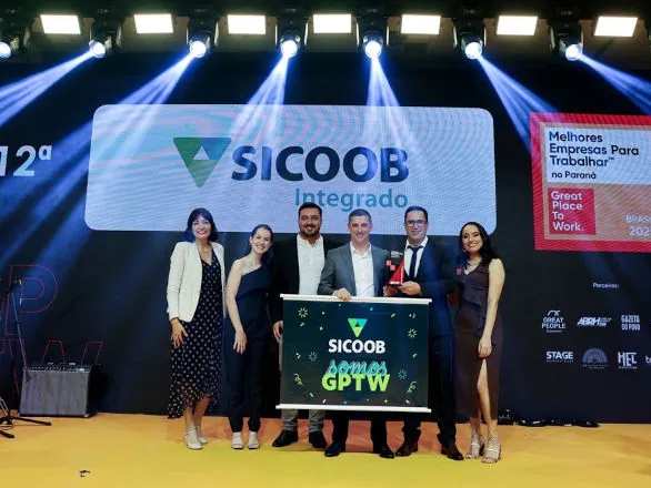 Sicoob Integrado conquista 12º lugar no ranking das Melhores Empresas para Trabalhar no Paraná, segundo o GPTW