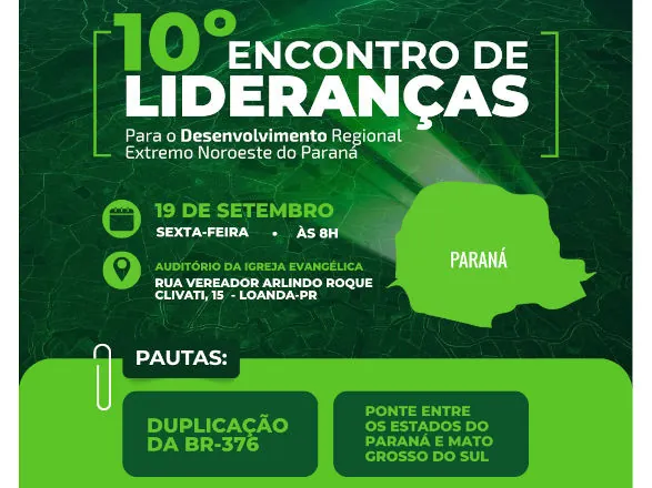 Uenor promove o 10º Encontro de Lideranças em Loanda (PR), com apoio do Sicredi
