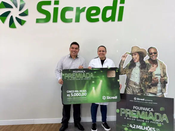Sicredi Soma já premiou 22 associados no Show de Prêmios e Poupança Premiada 