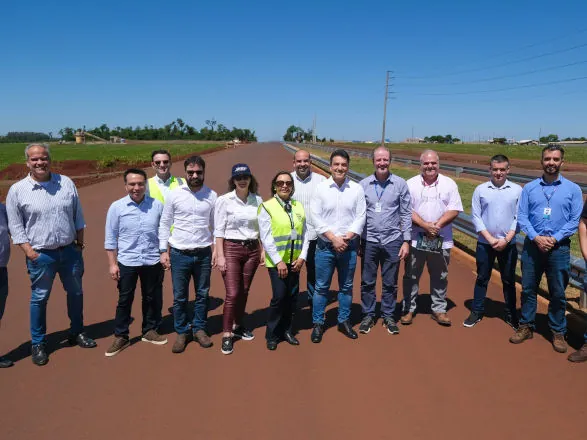 DER realiza vistoria nas obras do contorno viário de Palotina