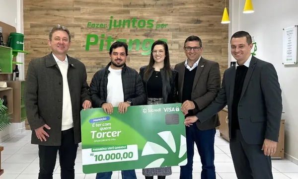 Associado de Pitanga é contemplado com prêmio de R$ 10 mil na promoção dos Cartões Sicredi Visa