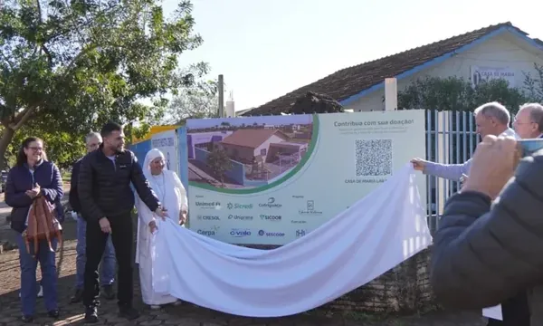 Dia Internacional do Cooperativismo marca início das obras do novo espaço na Casa de Maria, em Palotina