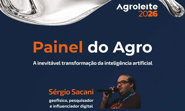 Agroleite terá palestra com geofísico e influenciador Sérgio Sacani, nesta quarta-feira